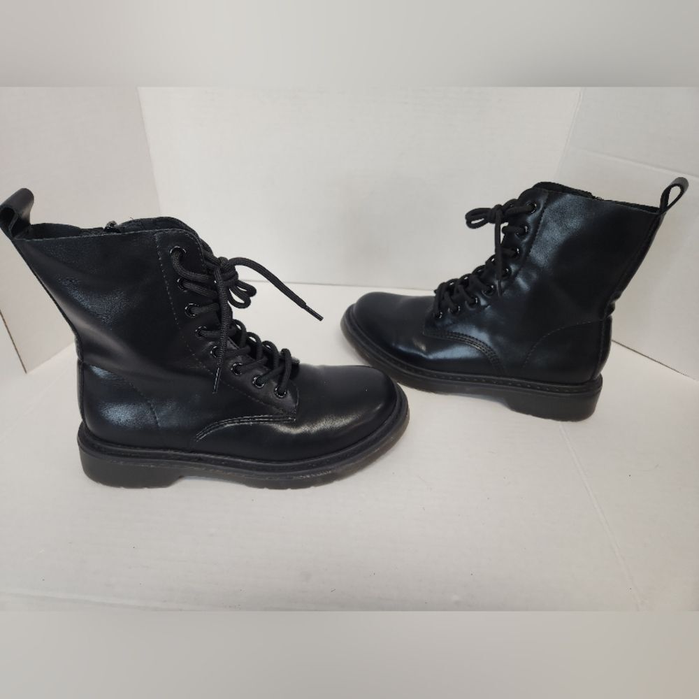 Dream Pairs Vegan Leather Super Soft Black Combat Boots Womens 6  Goth